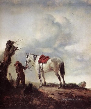 フィリップス・ワワーマン「白い馬」 Oil Paintings